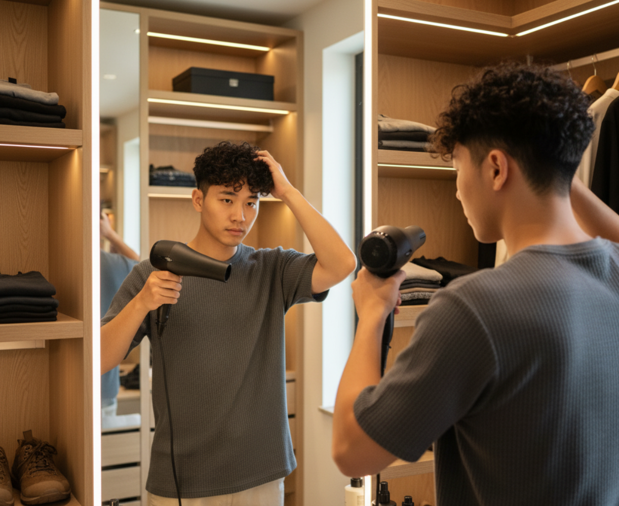 男生燙髮整理3大技巧,設計師不藏私秘訣分享