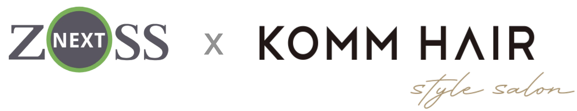 ZOSS NEXT x KOMM HAIR Logo